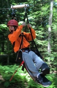 club lily, camp, boy, hang glide, Jumonville